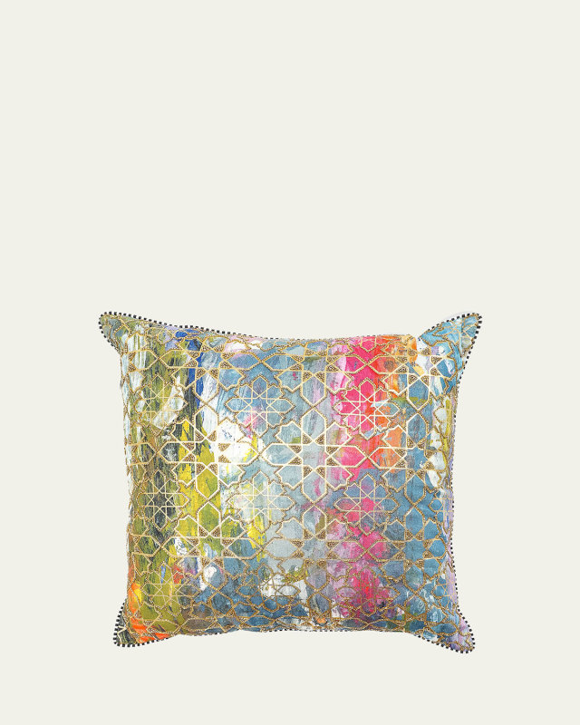 Mosaic Decorative Pillow - 21"