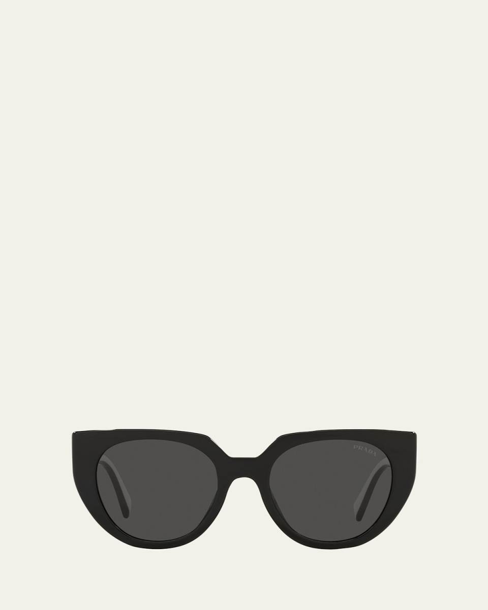 Two-Tone Acetate Cat-Eye Sunglasses
