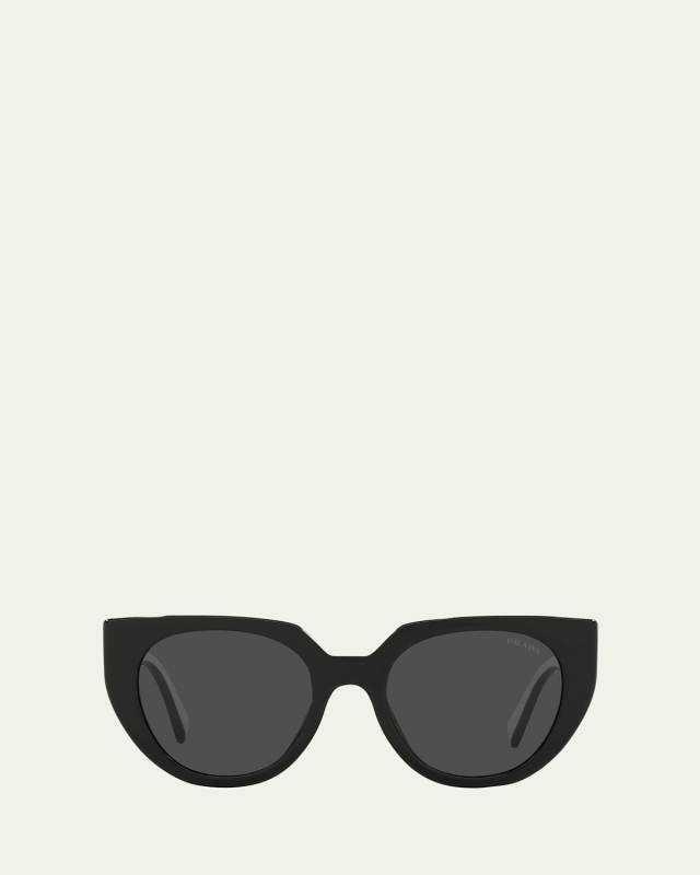 Two-Tone Acetate Cat-Eye Sunglasses