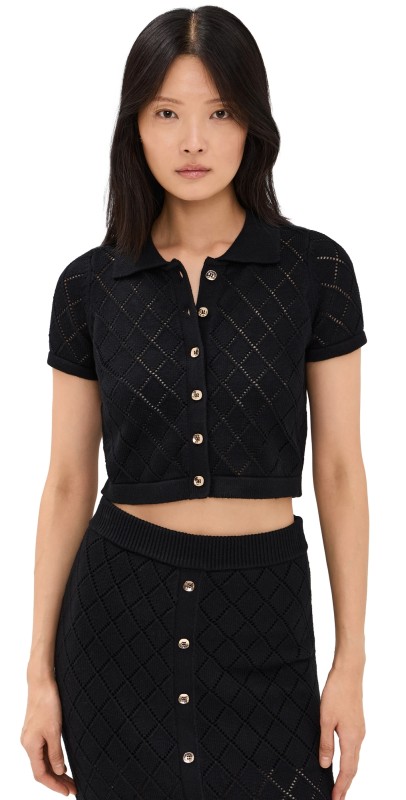 HEVRON Arlet Cardigan Black