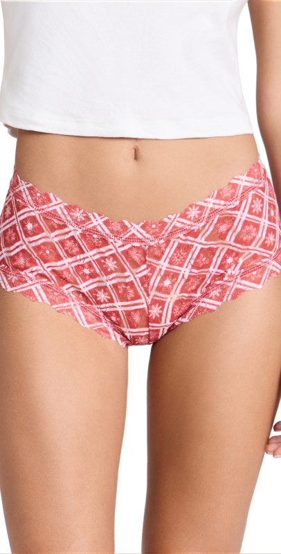 Hanky Panky Winter Wonderland Boyhorts Red