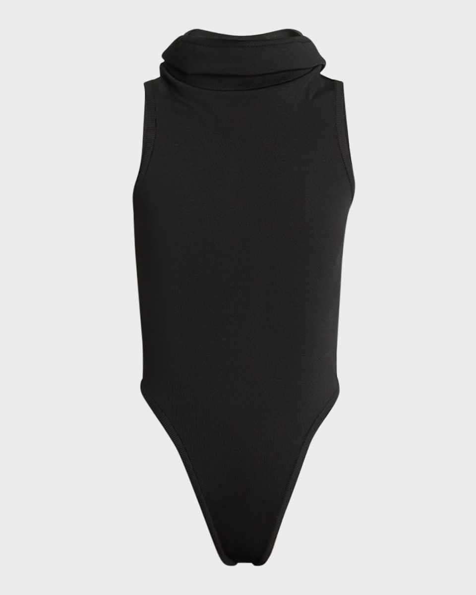 Sleeveless Hooded Bodysuit