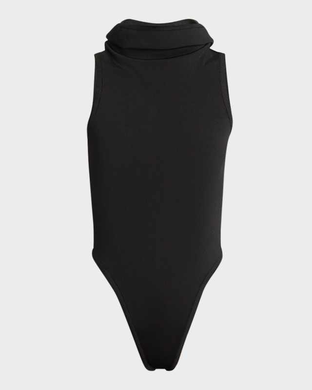 Sleeveless Hooded Bodysuit