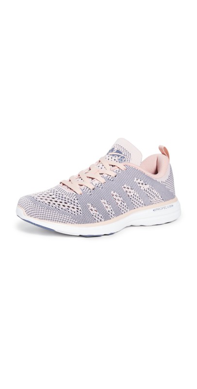 APL: Athletic Propulsion Labs TechLoom Pro Sneakers Peach Puree/Grisaille/White