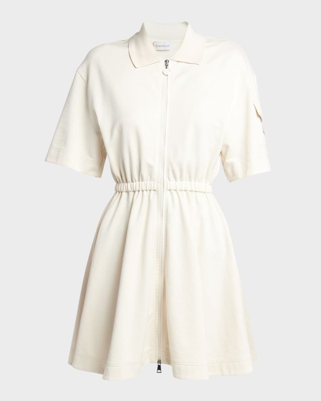 Fit-and-Flare Mini Shirtdress