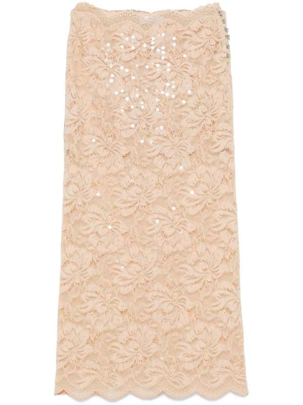 lace midi skirt