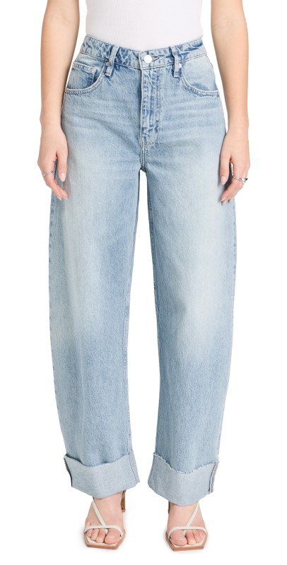 FRAME Long Barrel Raw Cuff Jeans Rhode