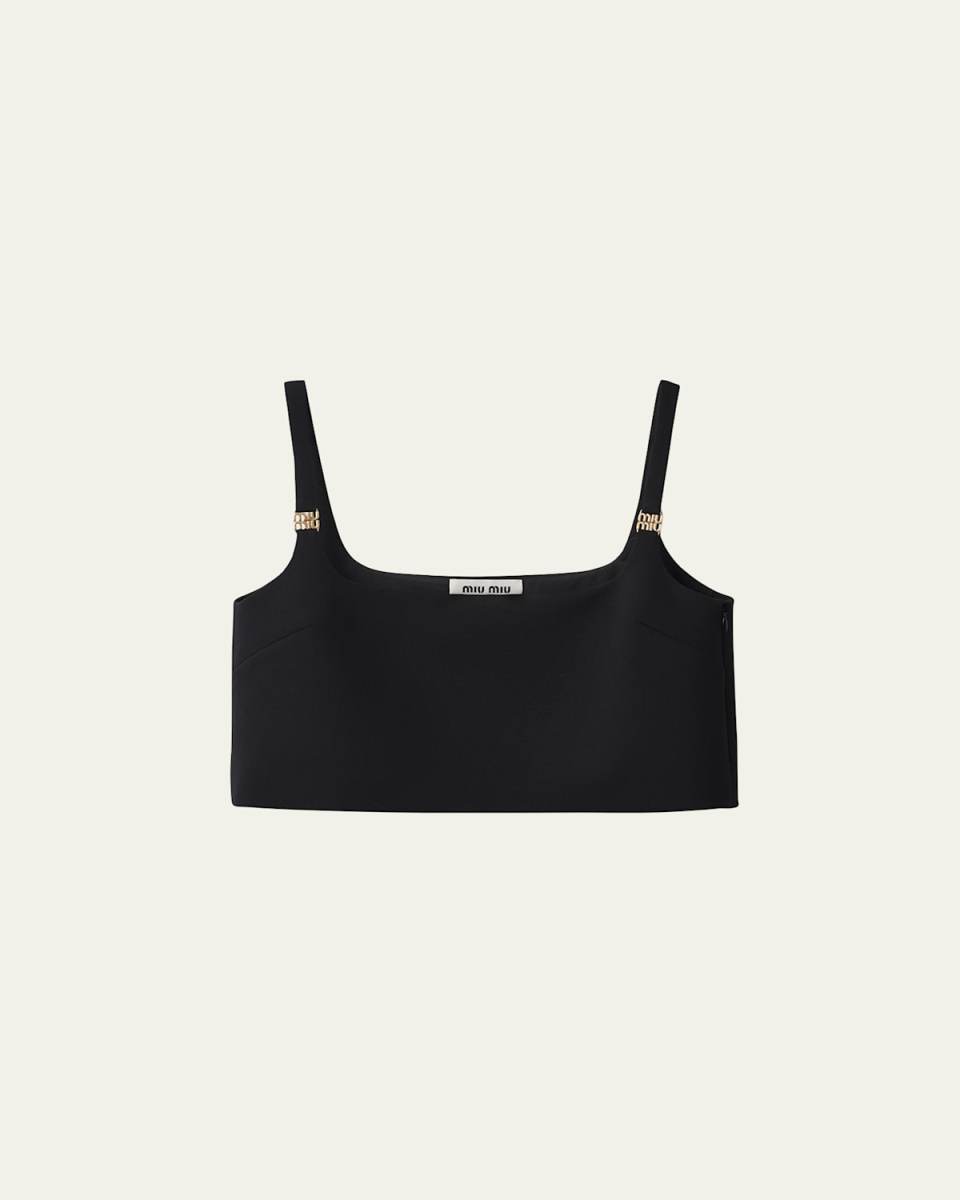 Wool Cropped Tank Top