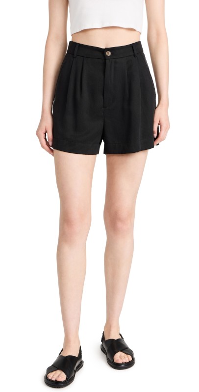 Reformation Mason Shorts Black