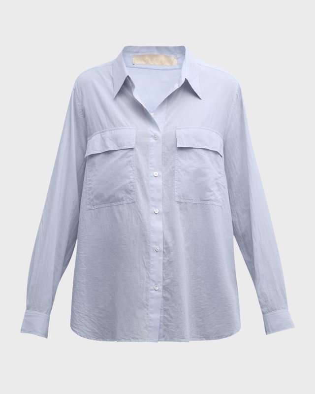 Dim Button-Down Cotton Shirt