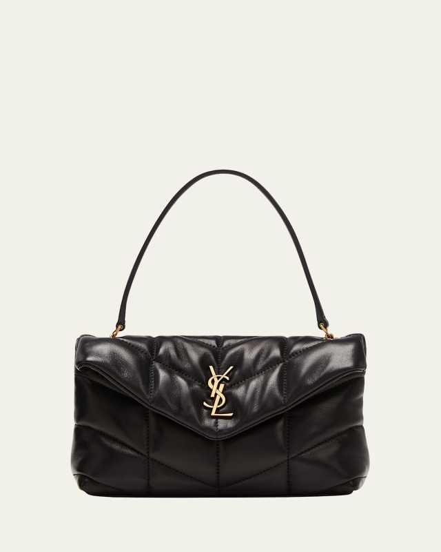 Lou Puffer Toy YSL Crossbody Bag in Quilted Leather