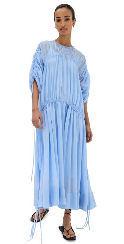 Lee Mathews Paloma Dress Cerulean