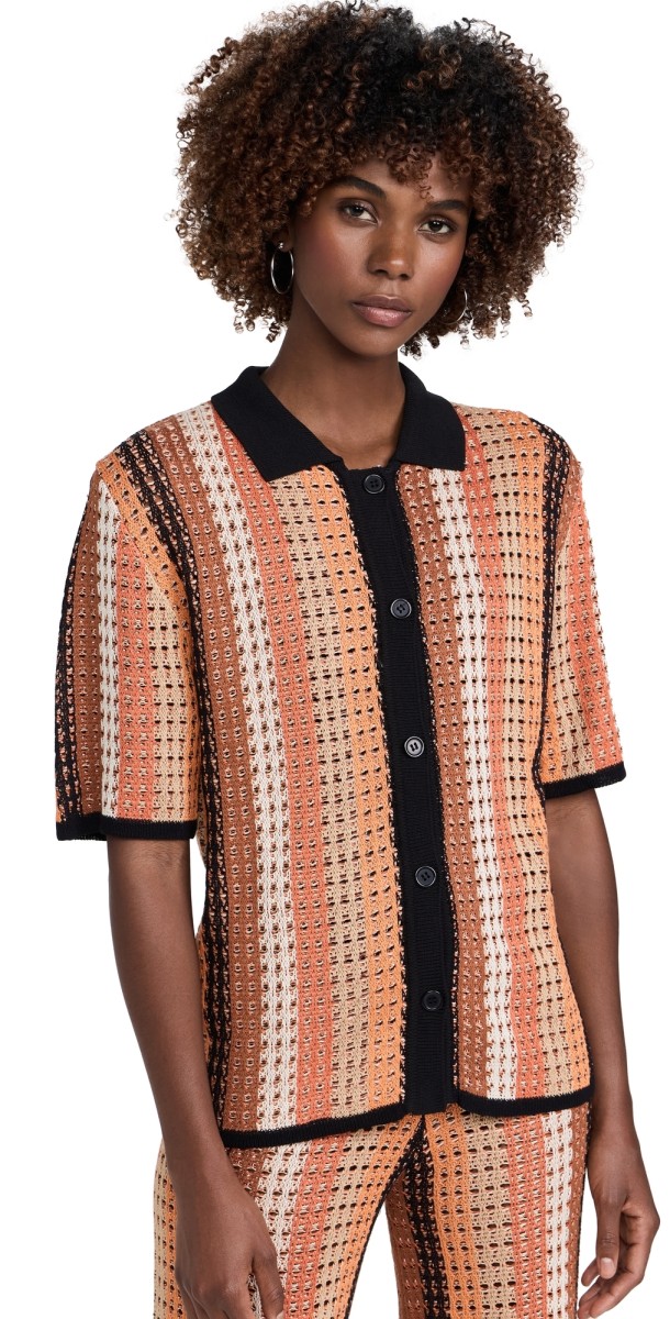 Seven Wonders Aimee Top Orange Multi