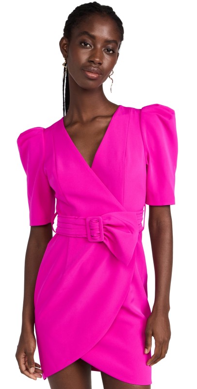 Black Halo Maricopa Dress Vibrant Pink
