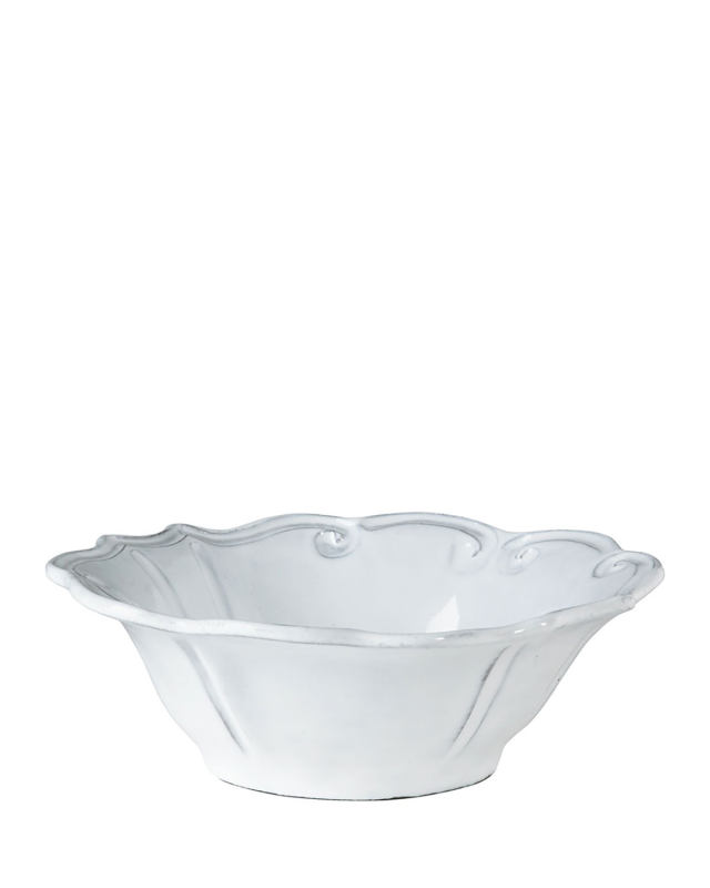 Incanto White Baroque Cereal Bowl