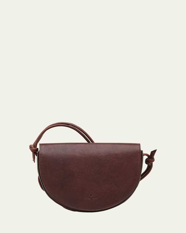 Snodo Flap Leather Crossbody Bag