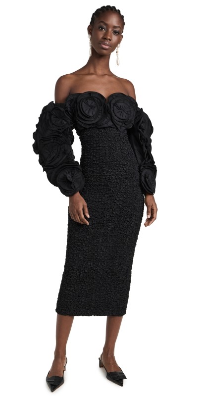MARA HOFFMAN Luna Dress Black