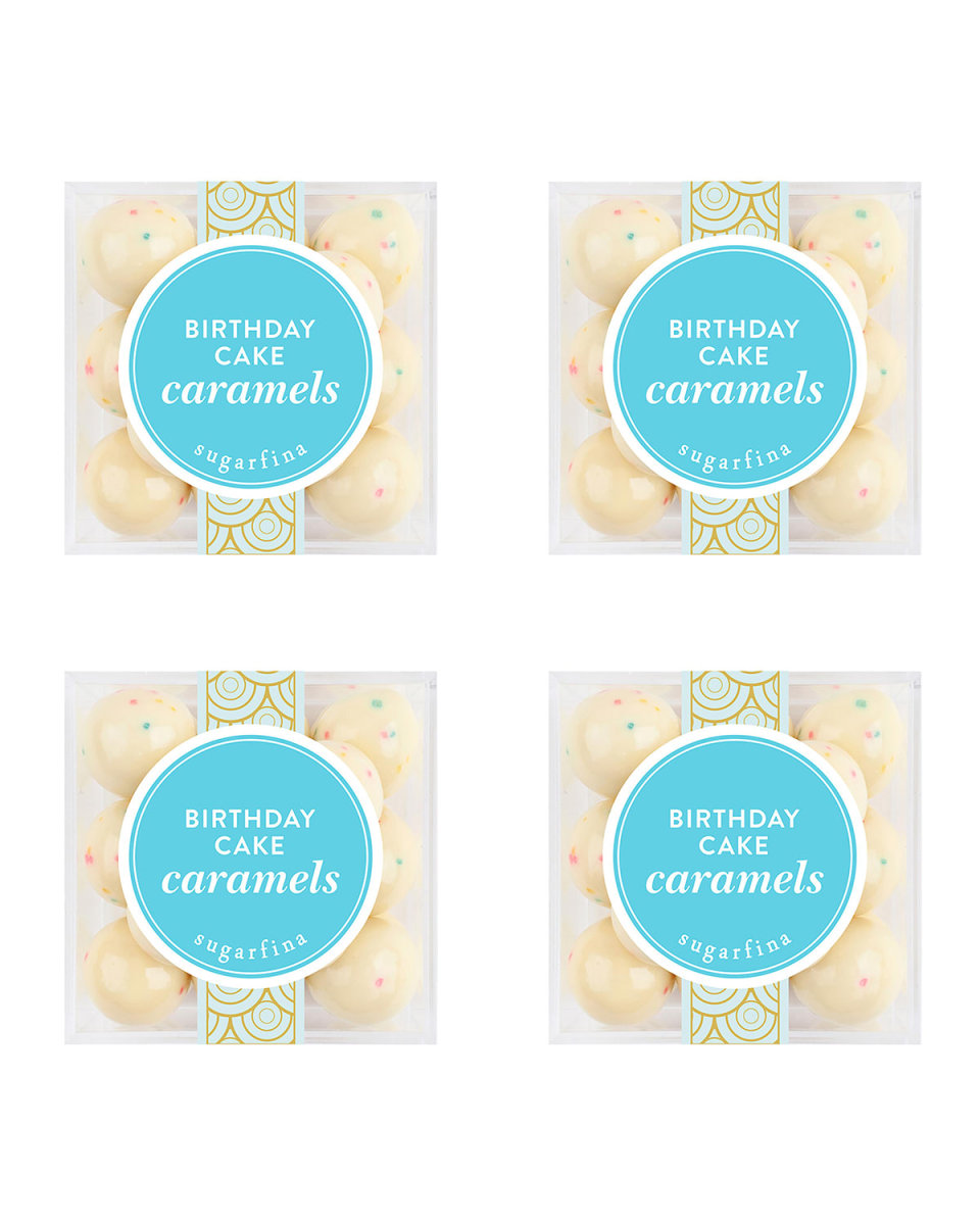 Birthday Cake Caramels, Small Cube 4-Piece Kit