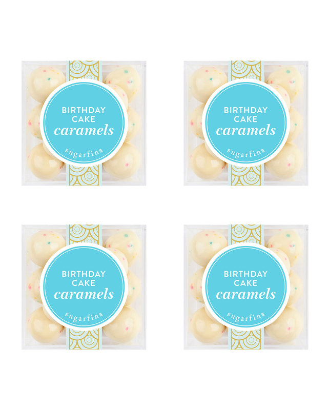 Birthday Cake Caramels, Small Cube 4-Piece Kit