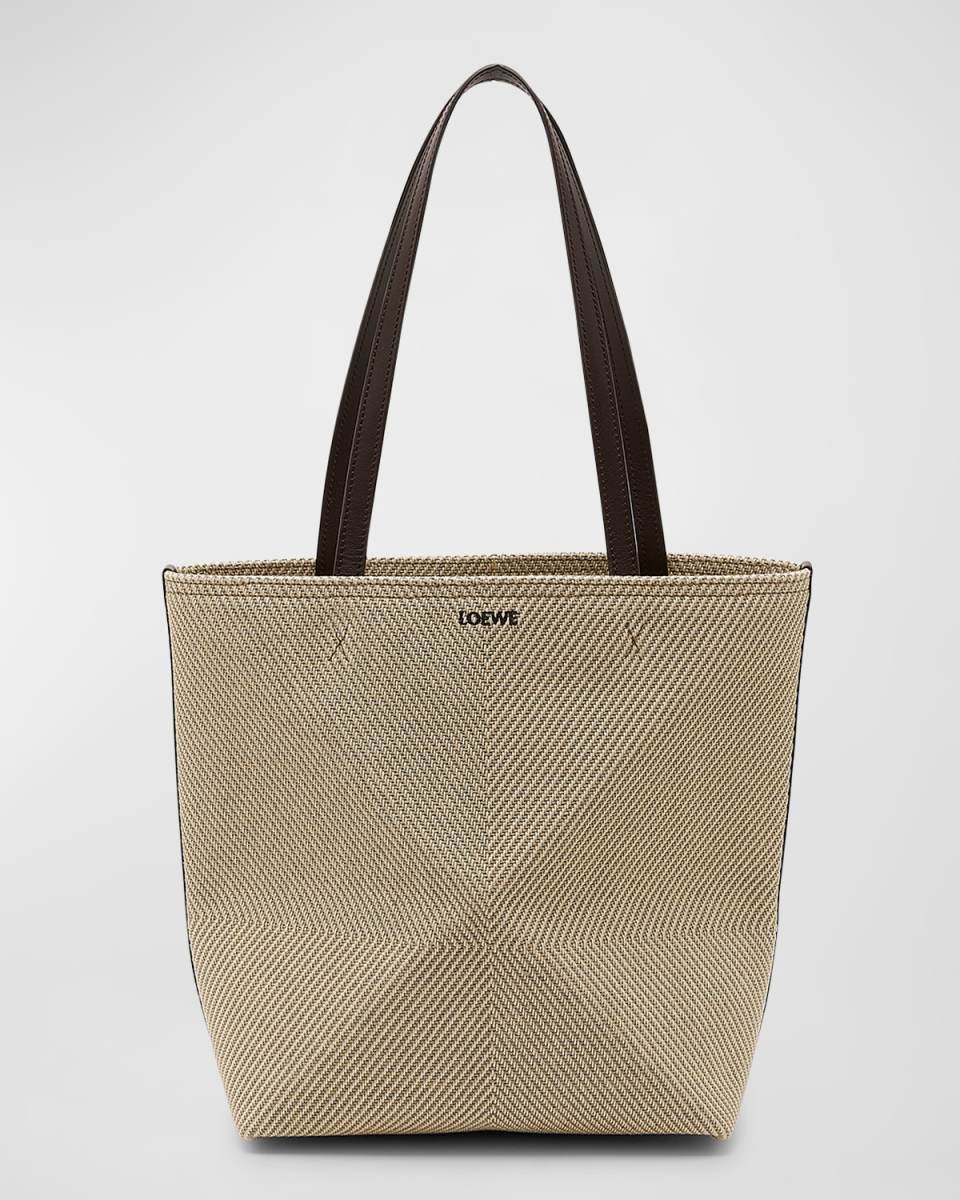Puzzle Fold Medium Tote Bag in Canvas