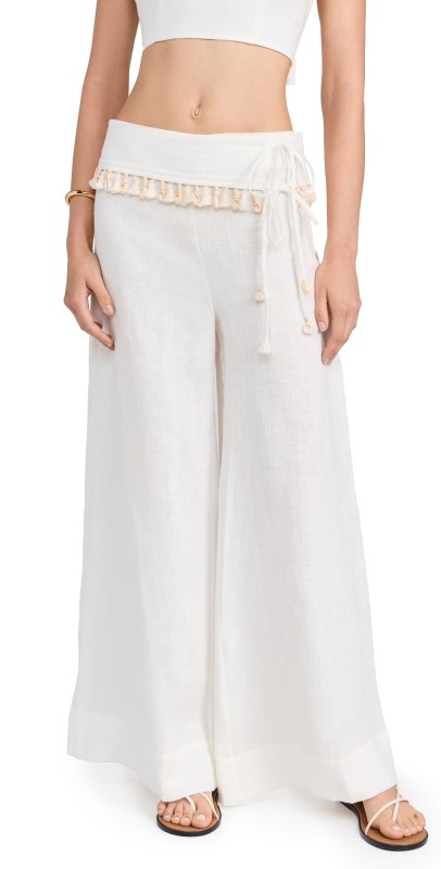 JBQ Genevieve Pants Ecru