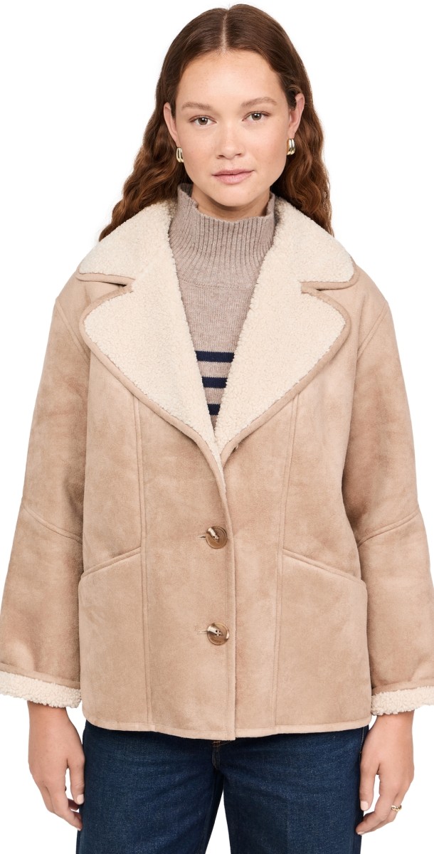 Velvet Molly Coat Sand