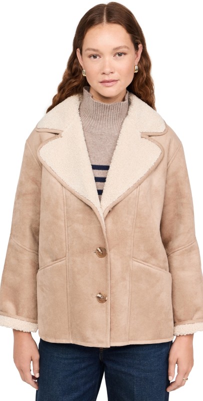 Velvet Molly Coat Sand
