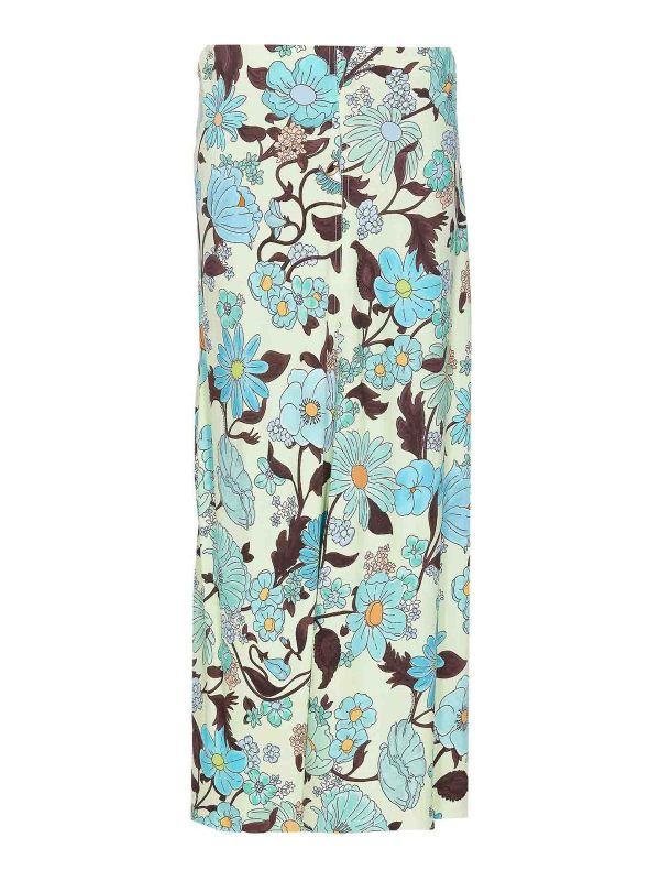 Stella Mccartney Jupe Midi - Vert