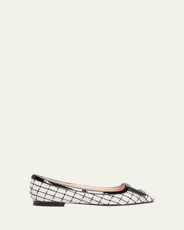 Gommettine Bicolor Buckle Ballerina Flats