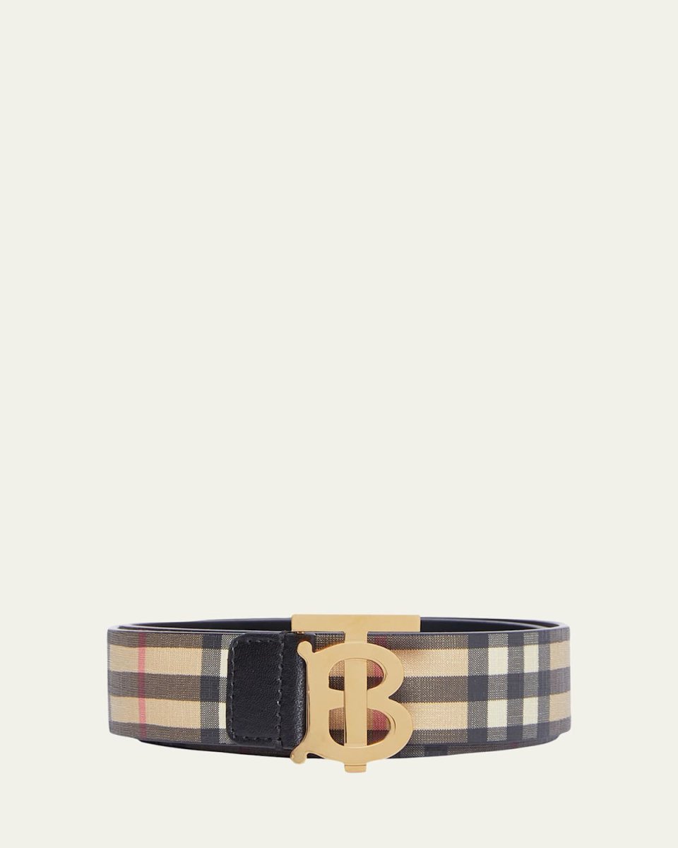 TB Vintage Check E-Canvas Belt