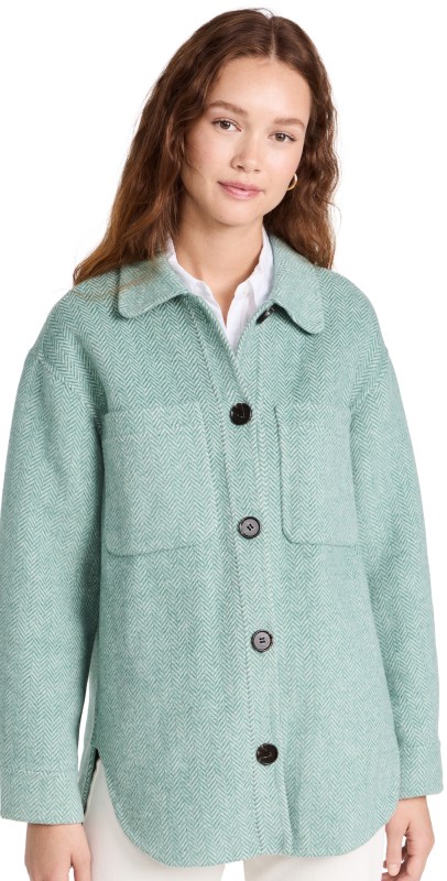 RAILS Connie Jacket Kelly Herringbone