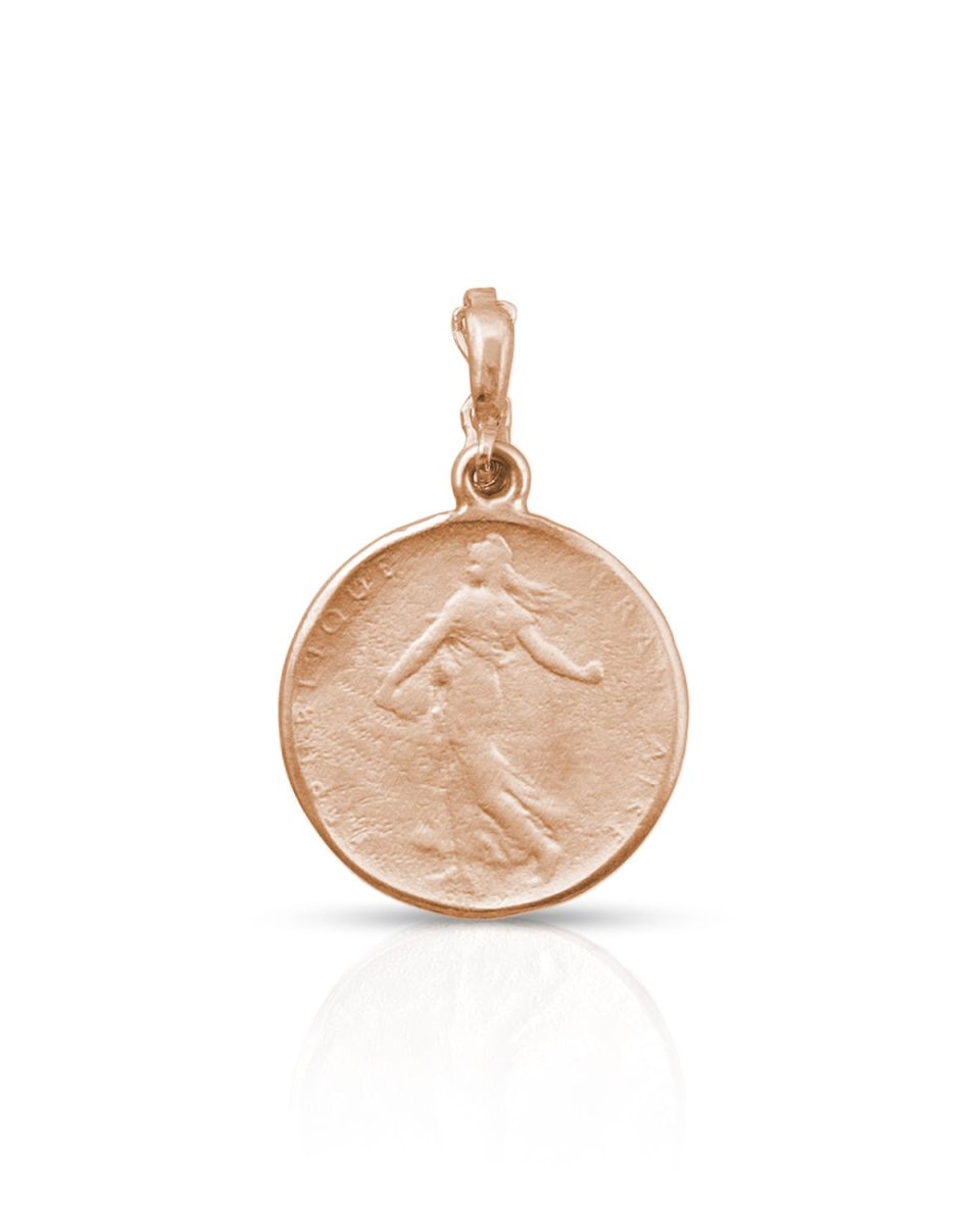 18k Rose Gold Goddess Coin Classic Enhancer