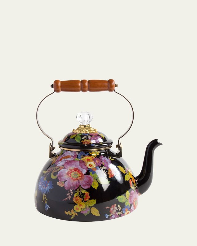 Flower Market Three-Quart Tea Kettle