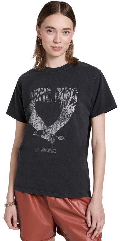 ANINE BINGili Tee Eagle Black