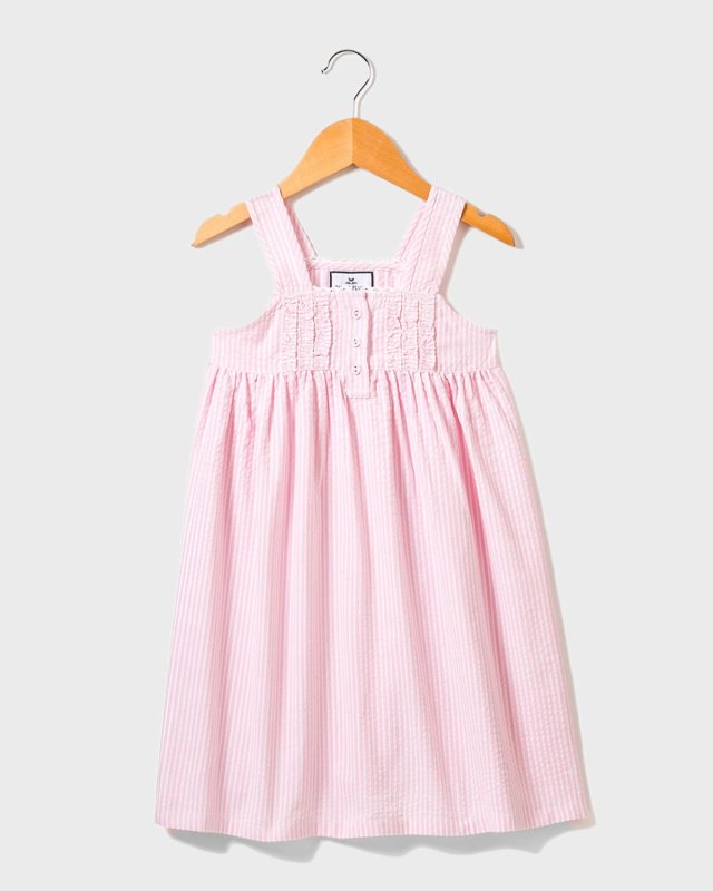 Charlotte Seersucker Nightgown, Size 6M-