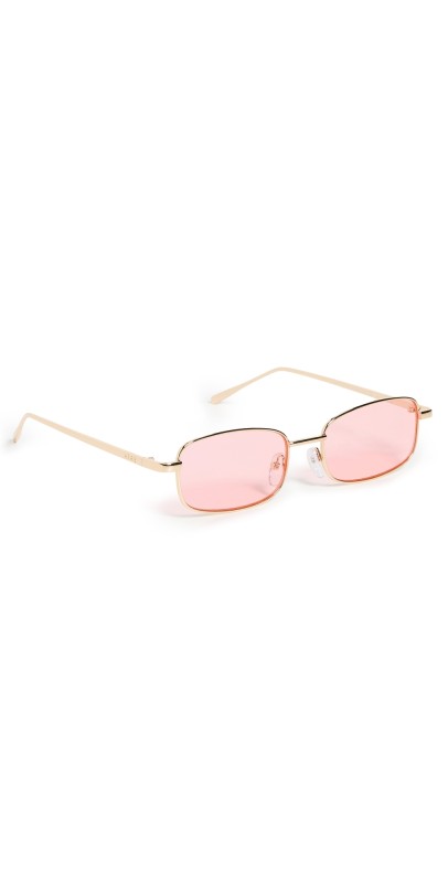 AIRE Decan Sunglasses Gold/Bubblegum Tint