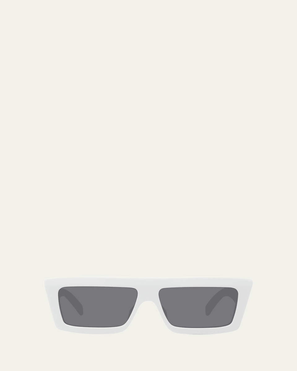 Logo Rectangle Acetate Sunglasses