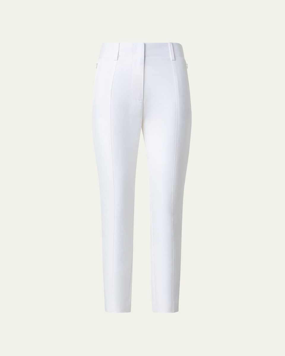 Connor Cotton Silk Slim-Fit Pants