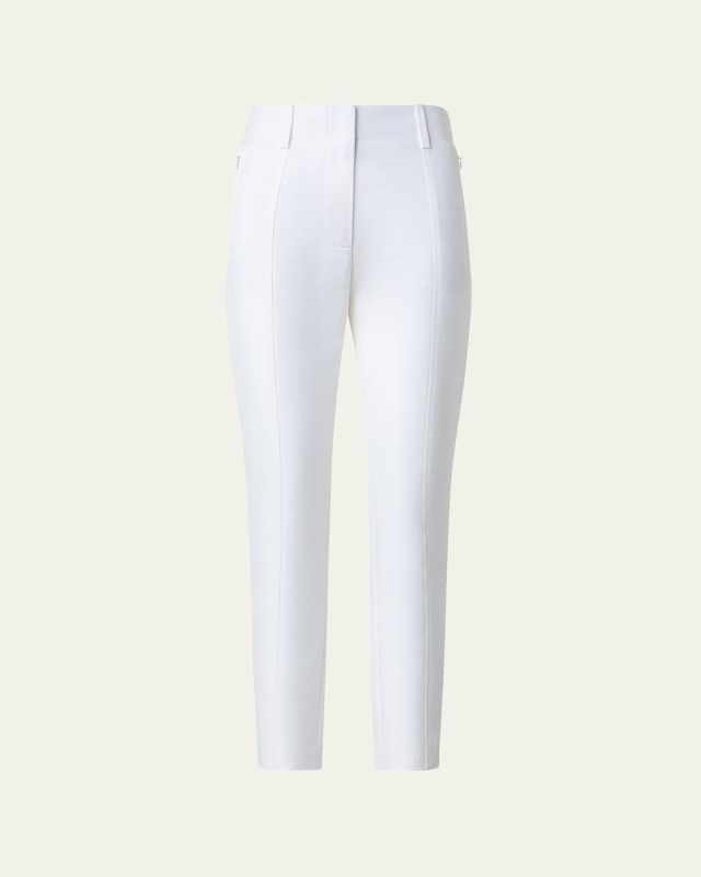 Connor Cotton Silk Slim-Fit Pants