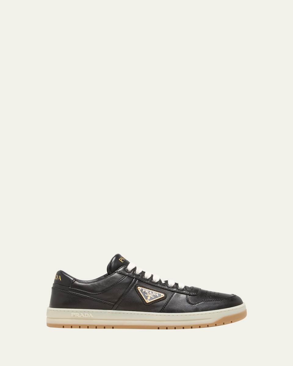 Leather Low-Top Sneakers