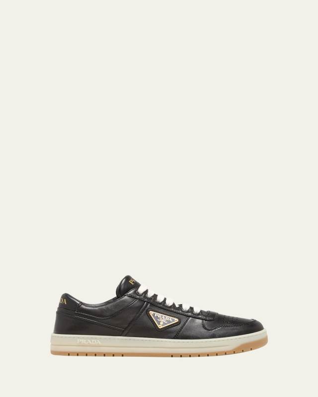 Leather Low-Top Sneakers