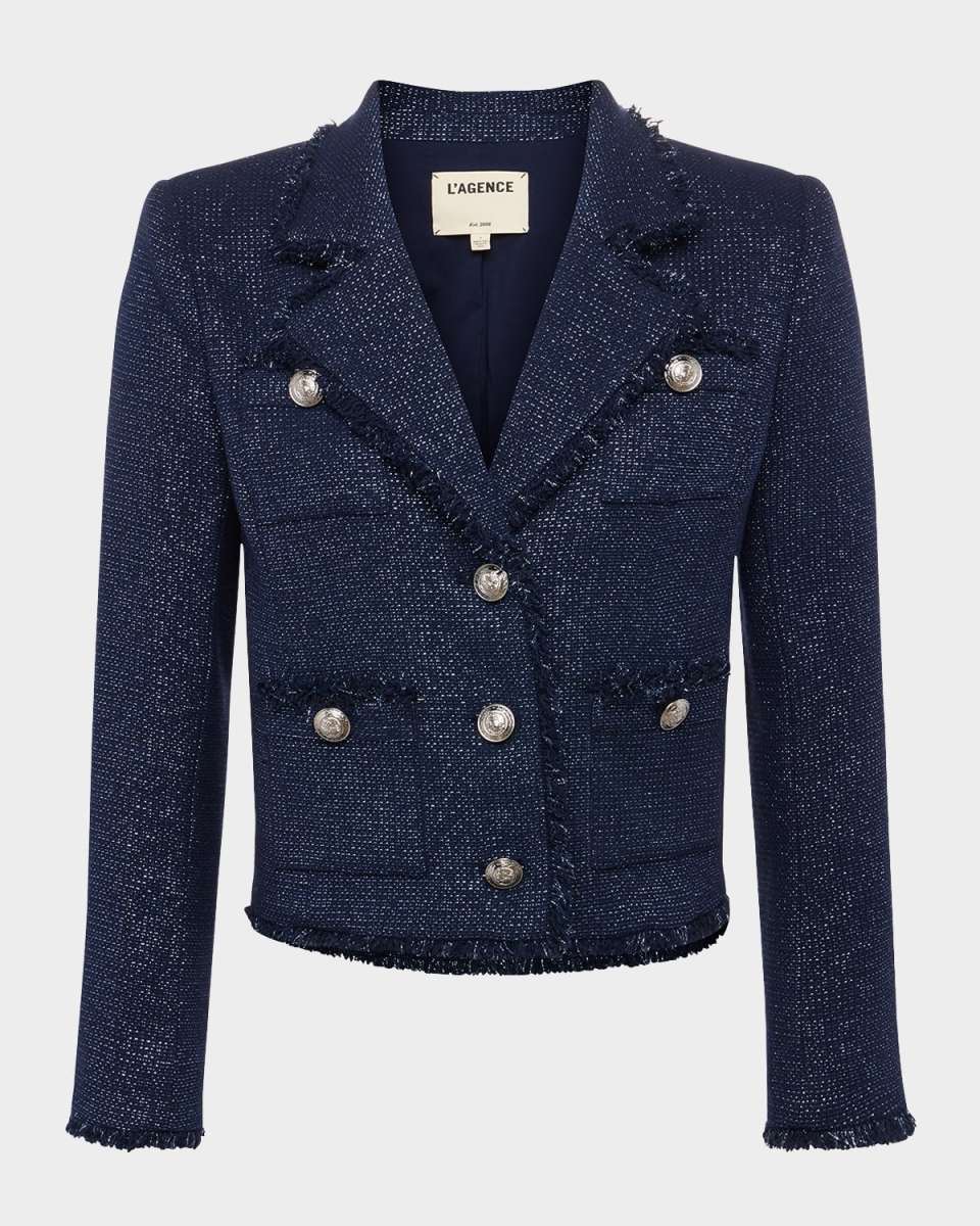 Sylvia Metallic Tweed Jacket