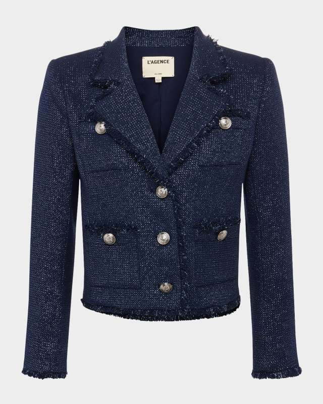 Sylvia Metallic Tweed Jacket