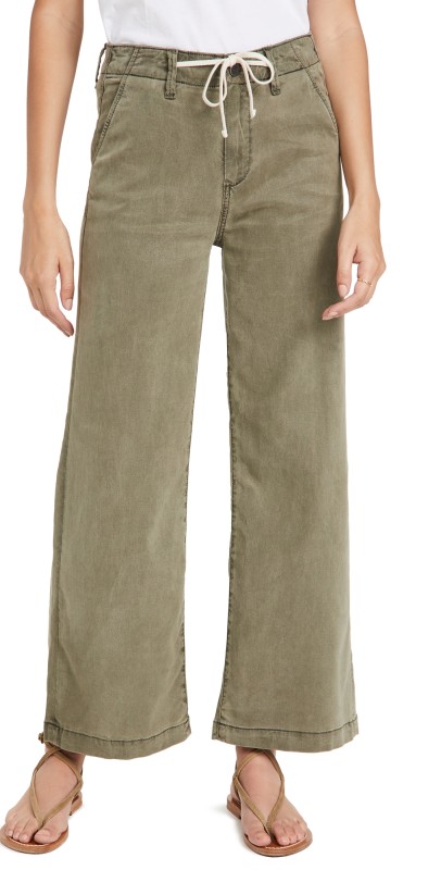 PAIGE Carly Pants Vintage Ivy Green