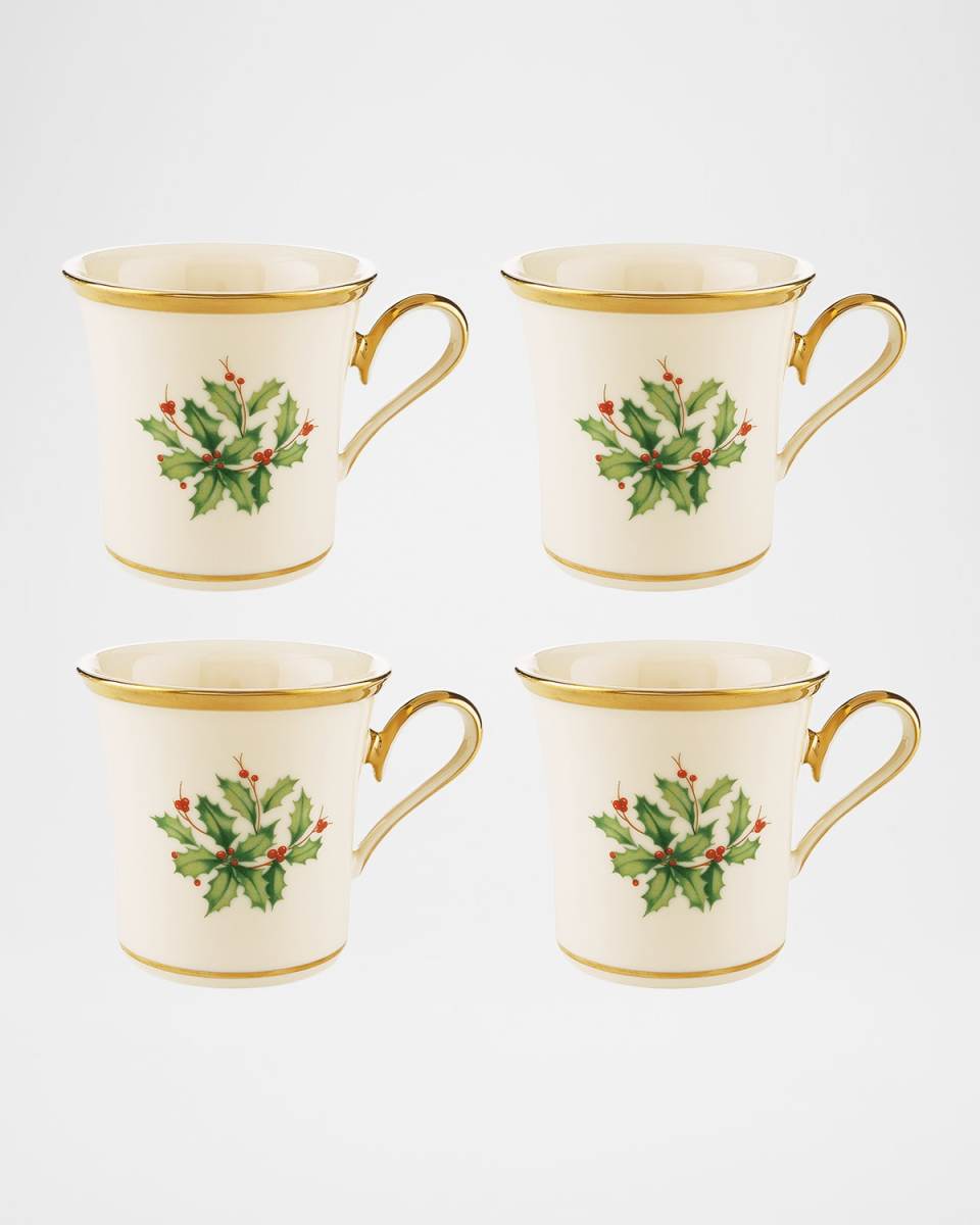 Holiday Mugs, Set of 4