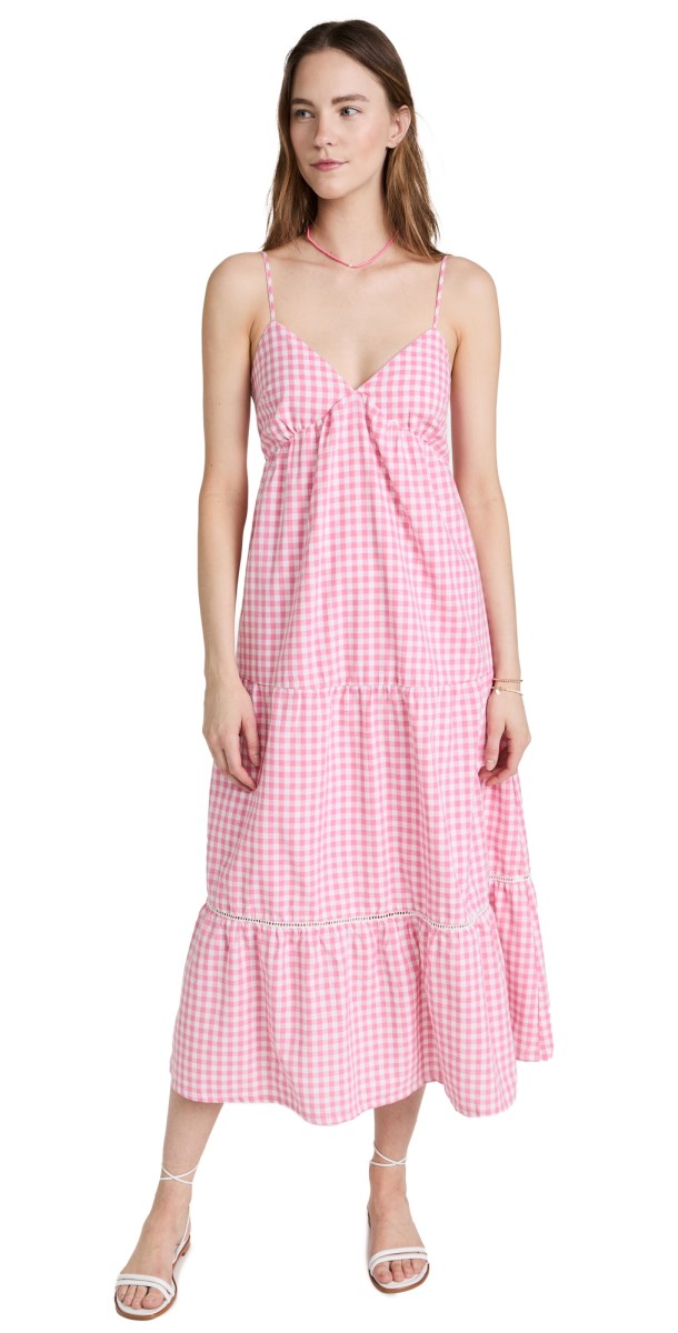 Lost + Wander Lets Go On A Date Dress Pink Gingham