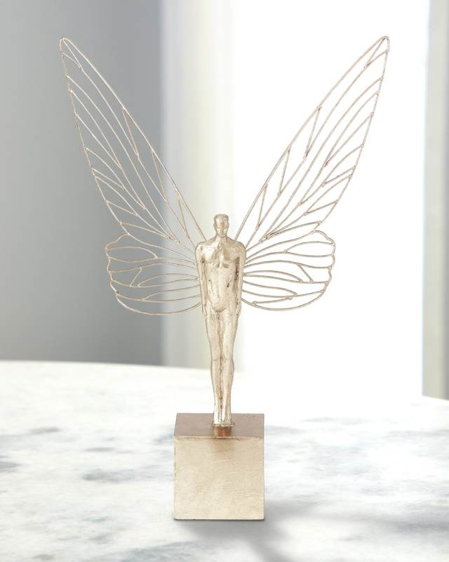 Winged Man Sculpture