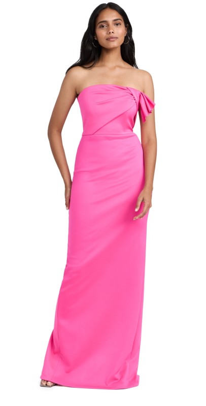 Black Halo Divina Gown Iconic Pink