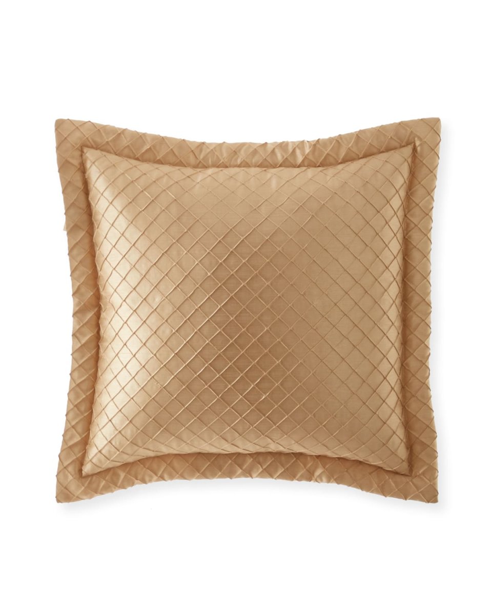 Liselle Diamond Euro Sham, Almond