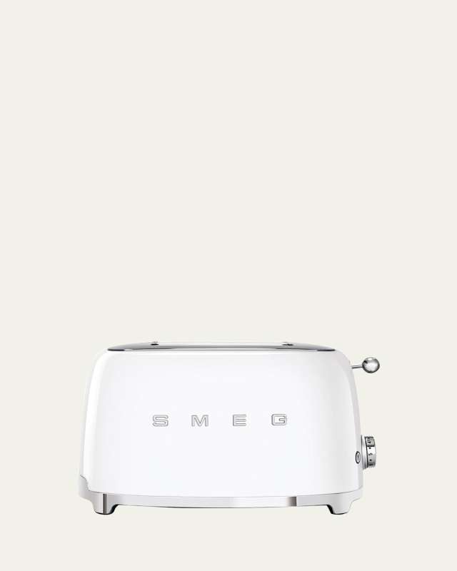 Retro 2-Slice Toaster, White